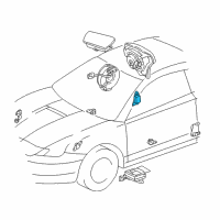 OEM 2005 Toyota Celica Side Sensor Diagram - 89860-20030