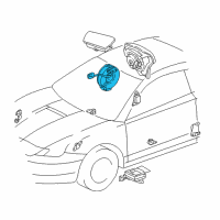 OEM 2003 Toyota MR2 Spyder Clock Spring Diagram - 84306-44010