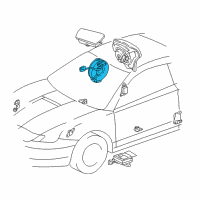 OEM 2004 Toyota Celica Clock Spring Diagram - 84306-44010