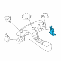 OEM 2018 Infiniti Q60 Body Control Module Controller Assembly Diagram - 284B1-5CH0A