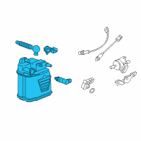 OEM 2017 Chevrolet Sonic Vapor Canister Diagram - 95174448