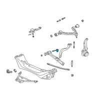 OEM 2001 Lexus GS300 Cam Assy, Camber Adjust Diagram - 48190-30040