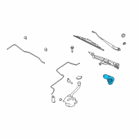 OEM 2014 Ford Flex Front Motor Diagram - DA8Z-17508-B