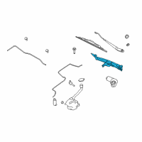 OEM 2016 Ford Flex Front Transmission Diagram - 8A8Z-17566-A