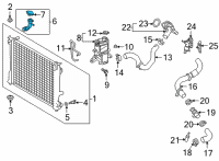 OEM Toyota RAV4 Filler Neck Diagram - 16897-F0040