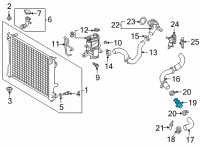 OEM 2019 Toyota RAV4 Connector Diagram - 16577-F0090