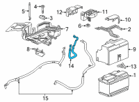 OEM 2021 Buick Envision Positive Cable Diagram - 84887287