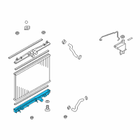 OEM 2013 Nissan Cube Tank-Radiator Lower Diagram - 21413-1FD0A