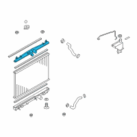 OEM 2013 Nissan Cube Tank-Radiator, Upper Diagram - 21412-1FD0A