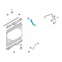 OEM 2013 Nissan Cube Hose-Top Diagram - 21501-ED800