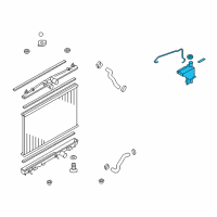 OEM 2009 Nissan Cube Tank Assy-Reserve Diagram - 21710-1FA0A