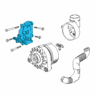 OEM 1997 BMW 318ti Supporting Bracket Diagram - 12-31-1-247-646