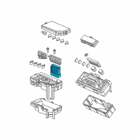 OEM 2022 Honda Passport Module Assembly, Relay Diagram - 38830-TZ3-A01