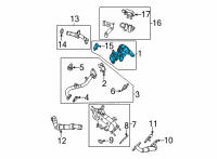 OEM 2020 Ford F-150 EGR Valve Diagram - JT4Z-9D475-A