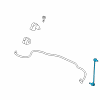 OEM 2015 Chevrolet Cruze Stabilizer Link Diagram - 13219141