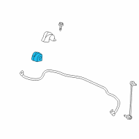Genuine Cadillac Sway Bar Bushing diagram