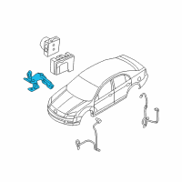 OEM 2006 Lincoln Zephyr Actuator Diagram - 6E5Z-2C215-AA