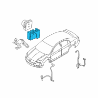 OEM Mercury Milan Control Module Diagram - 7E5Z-2C219-D