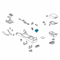 OEM 2001 Lexus GS300 Switch, Seat Heater Diagram - 84751-30130