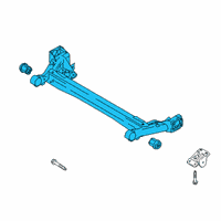 OEM 2020 Hyundai Kona Torsion Axle Complete Diagram - 55100-J9000