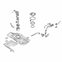 OEM Hyundai Elantra GT Clamp Assembly Diagram - 31141-F2000