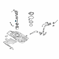 OEM 2014 Kia Forte5 Regulator-Fuel Pressure Diagram - 313803M500