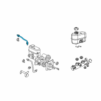 OEM 2012 Ram 3500 Tube-Hydro Boost Pump Port Diagram - 52010337AB