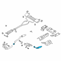 OEM Lincoln Flex Tube Diagram - GD9Z-5G203-A