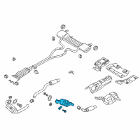 OEM 2017 Lincoln MKZ Catalytic Converter Diagram - GD9Z-5E212-A