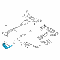 OEM 2017 Lincoln MKZ Catalytic Converter Diagram - GD9Z-5E213-A