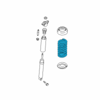 OEM Ford Focus Coil Spring Diagram - G1FZ-5560-A