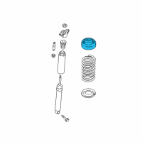 OEM 2018 Ford Focus Upper Insulator Diagram - 8M5Z-5586-A