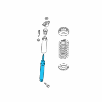 OEM 2018 Ford Focus Shock Assembly Diagram - G1FZ-18125-B