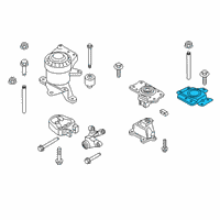 OEM 2019 Ford Fusion Reinforce Plate Diagram - HG9Z-6K034-A