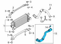 OEM 2021 Ford F-150 TUBE - OUTLET Diagram - ML3Z-6F073-A