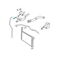 OEM Chevrolet Express Reservoir Hose Diagram - 25866165