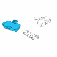 OEM Infiniti Antenna-Tire Pressure Diagram - 40740-5DA0B