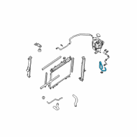 OEM 2009 Nissan Frontier Hose-Reserve Tank Diagram - 21741-EA000