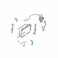 OEM Nissan Pathfinder Hose-Radiator, Upper Diagram - 21501-EA200