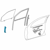 OEM 2003 Lexus LS430 Frame Sub-Assy, Front Door, Front Lower LH Diagram - 67402-50010