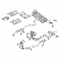 OEM 2015 Chrysler 200 Hanger-Exhaust Diagram - 68239086AA