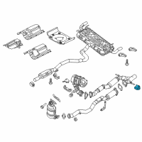 OEM 2018 Jeep Cherokee Hanger-Exhaust Diagram - 68185869AB