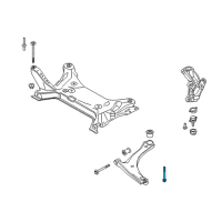 OEM 2016 Ford Transit-350 HD Lower Control Arm Rear Bolt Diagram - -W718943-S439
