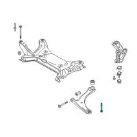 OEM 2021 Ford Transit-350 HD Lower Control Arm Rear Bolt Diagram - -W718943-S439