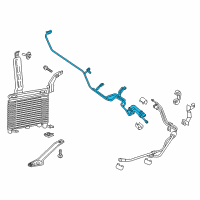 OEM 2018 Ford Mustang Cooler Pipe Diagram - FR3Z-7R081-J