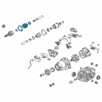 OEM 2008 Honda CR-V Boot Set, Outboard Diagram - 42018-SXS-A01