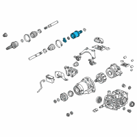 OEM 2010 Honda CR-V Joint, Inboard Diagram - 42320-SXS-A11