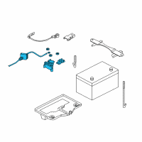 OEM 2009 Nissan 350Z Cable Assy-Battery To Starter Motor Diagram - 24105-EV00A