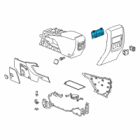 OEM 2020 Chevrolet Traverse Dash Control Unit Diagram - 23507152