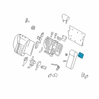 OEM 2010 Infiniti EX35 Cup Holder Assembly Diagram - 88741-1BA0B